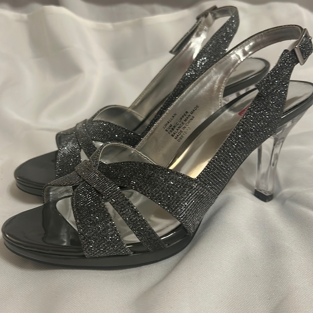 Silver and black heels 9&Co. heels